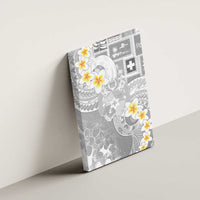 Tonga Christmas Canvas Wall Art Kilisimasi Fiefia Retro Style White - Polynesian Pride