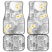 Tonga Christmas Car Mats Kilisimasi Fiefia Retro Style White - Polynesian Pride