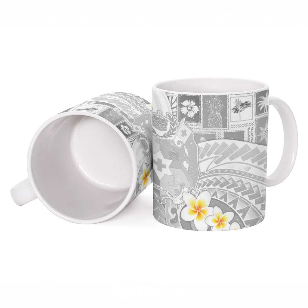 Tonga Christmas Ceramic Mug Kilisimasi Fiefia Retro Style White - Polynesian Pride