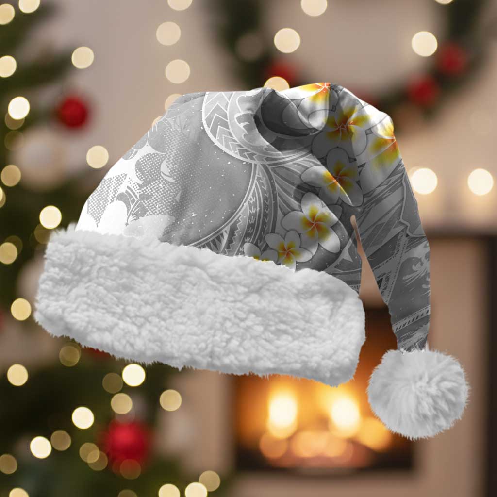 Tonga Christmas Santa Hat Kilisimasi Fiefia Retro Style White LT05 With Fur White - Polynesian Pride