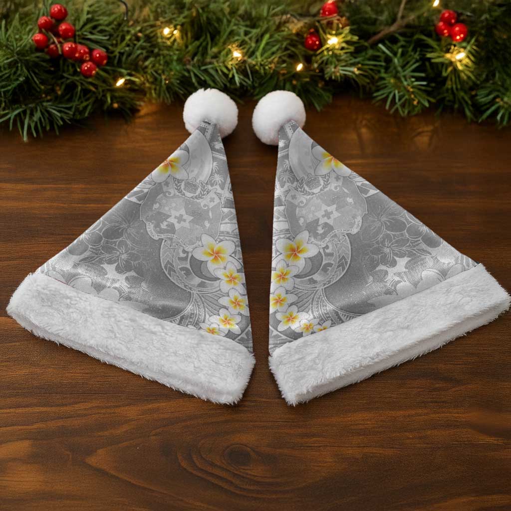 Tonga Christmas Santa Hat Kilisimasi Fiefia Retro Style White LT05 - Polynesian Pride