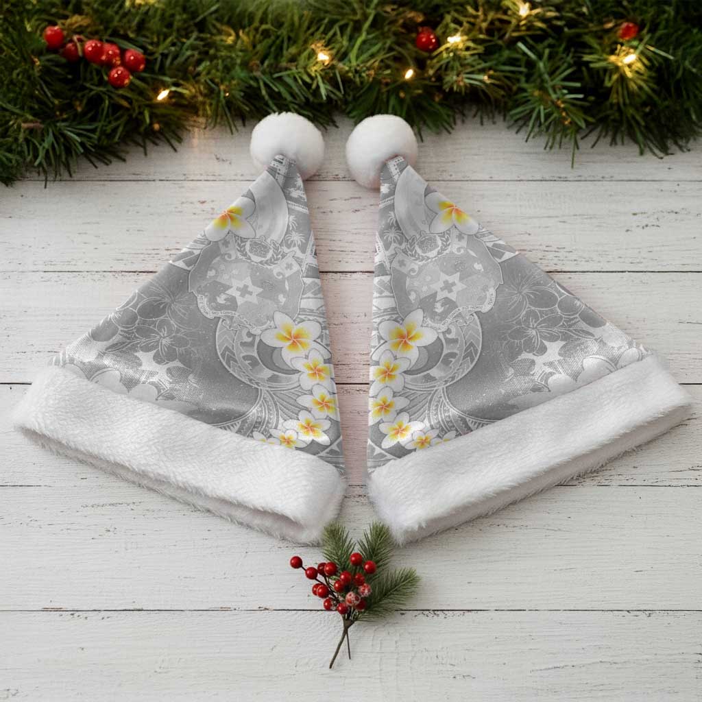 Tonga Christmas Santa Hat Kilisimasi Fiefia Retro Style White LT05 - Polynesian Pride