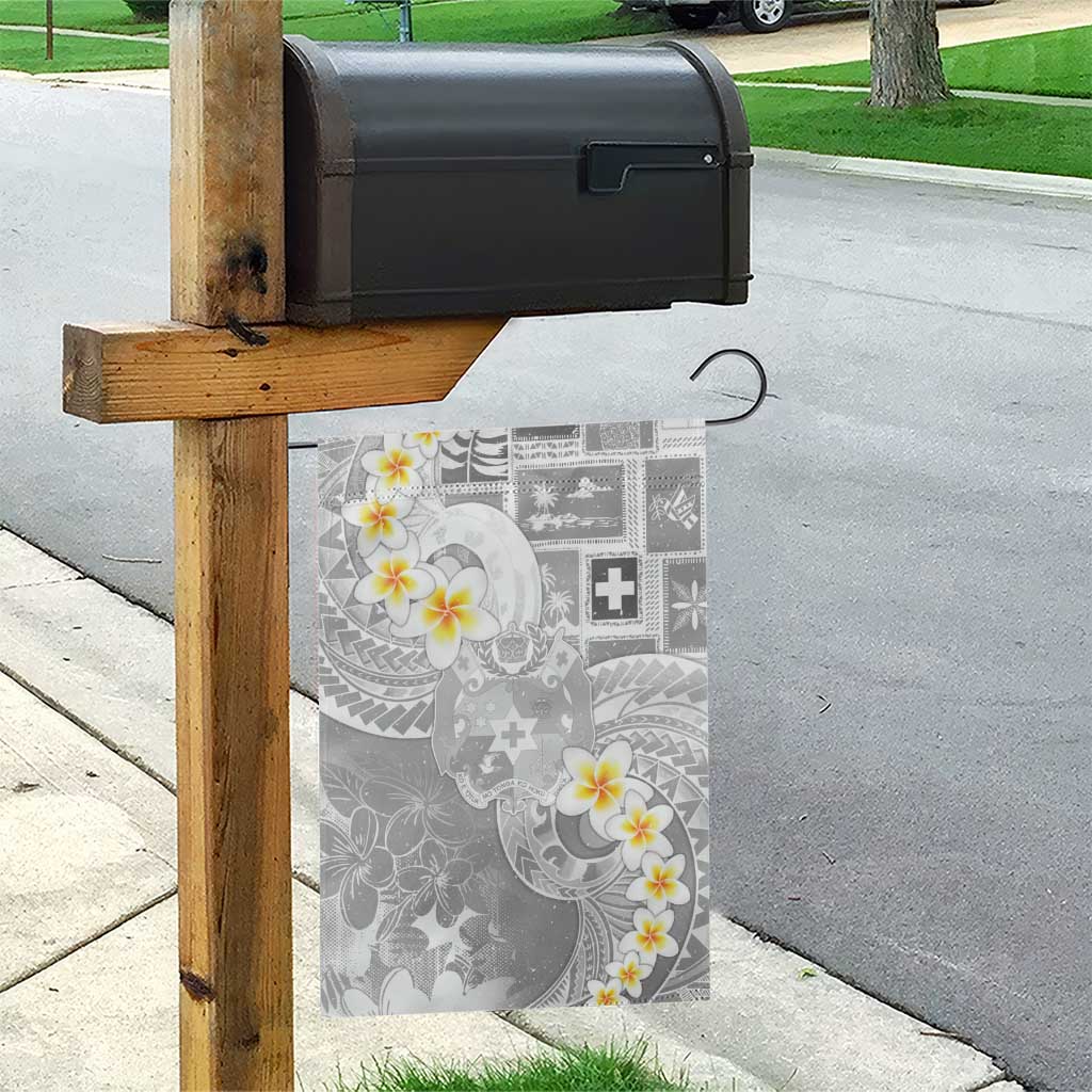 Tonga Christmas Garden Flag Kilisimasi Fiefia Retro Style White - Polynesian Pride