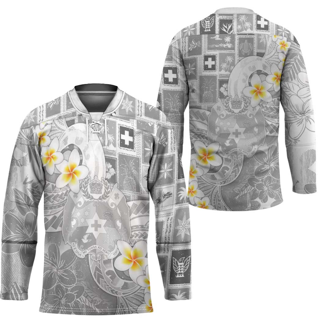 Tonga Christmas Hockey Jersey Kilisimasi Fiefia Retro Style White - Polynesian Pride