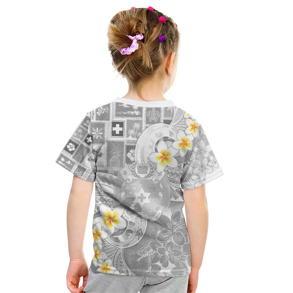 Tonga Christmas Kid T Shirt Kilisimasi Fiefia Retro Style White - Polynesian Pride