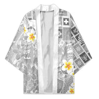 Tonga Christmas Kimono Kilisimasi Fiefia Retro Style White - Polynesian Pride