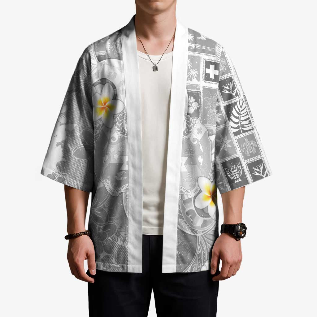 Tonga Christmas Kimono Kilisimasi Fiefia Retro Style White - Polynesian Pride