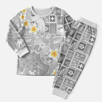Tonga Christmas Pajama Set Kilisimasi Fiefia Retro Style White LT05 Men White - Polynesian Pride