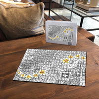 Tonga Christmas Puzzle Kilisimasi Fiefia Retro Style White - Polynesian Pride