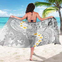 Tonga Christmas Sarong Kilisimasi Fiefia Retro Style White - Polynesian Pride