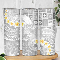 Tonga Christmas Skinny Tumbler Kilisimasi Fiefia Retro Style White - Polynesian Pride