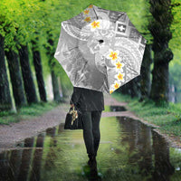 Tonga Christmas Umbrella Kilisimasi Fiefia Retro Style White - Polynesian Pride