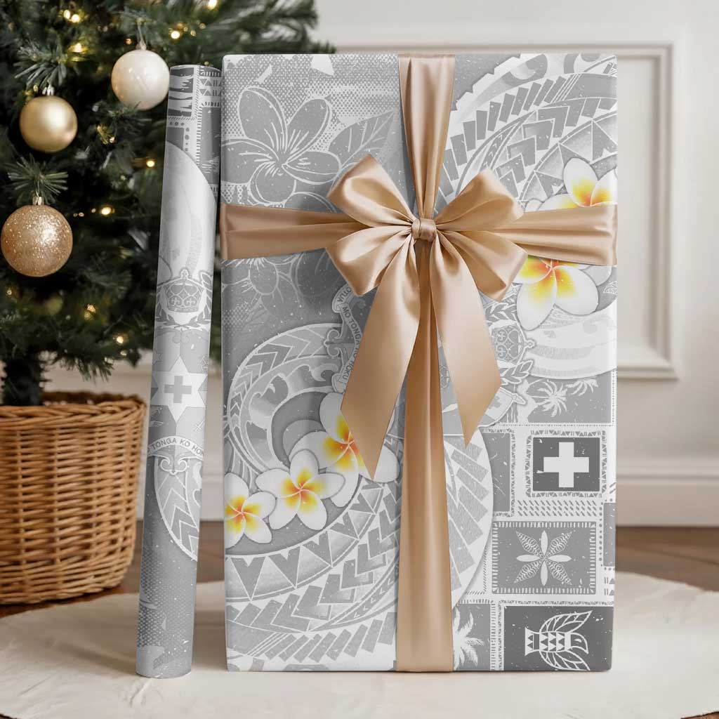 Tonga Christmas Wrapping Paper Kilisimasi Fiefia Retro Style White - Polynesian Pride