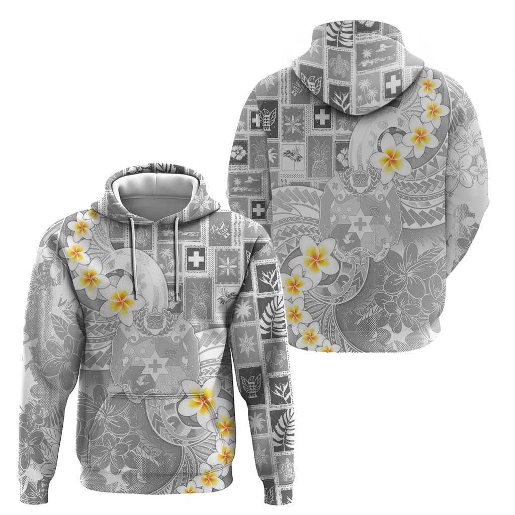 Tonga Christmas Zip Hoodie Kilisimasi Fiefia Retro Style White - Polynesian Pride