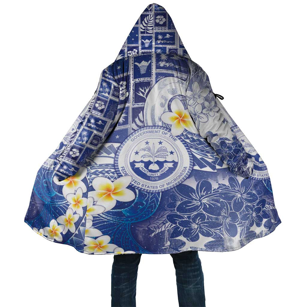 Federated States Of Micronesia Christmas Cloak Retro Style Bright Version - Polynesian Pride