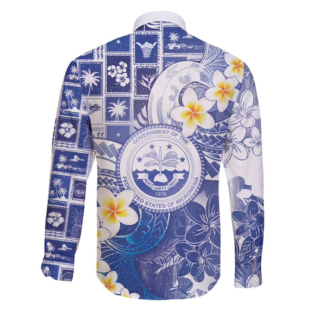 Federated States Of Micronesia Christmas Family Matching Summer Maxi Dress and Hawaiian Shirt Retro Style Bright Version - Polynesian Pride