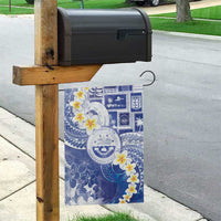 Federated States Of Micronesia Christmas Garden Flag Retro Style Bright Version - Polynesian Pride