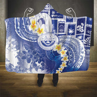 Federated States Of Micronesia Christmas Hooded Blanket Retro Style Bright Version - Polynesian Pride