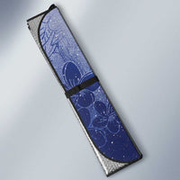 Federated States Of Micronesia Christmas Auto Sun Shade Retro Style Dark Version - Polynesian Pride