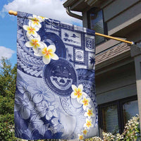 Federated States Of Micronesia Christmas Garden Flag Retro Style Dark Version - Polynesian Pride