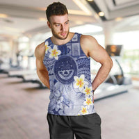 Federated States Of Micronesia Christmas Men Tank Top Retro Style Dark Version - Polynesian Pride