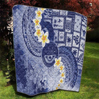 Federated States Of Micronesia Christmas Quilt Retro Style Dark Version - Polynesian Pride