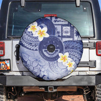 Federated States Of Micronesia Christmas Spare Tire Cover Retro Style Dark Version - Polynesian Pride