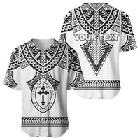 Personalised Melanesian Brotherhood Baseball Jersey With Tribal Pattern - Polynesian Pride