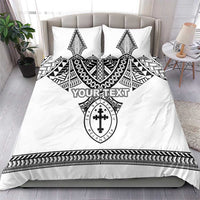 Personalised Melanesian Brotherhood Bedding Set With Tribal Pattern - Polynesian Pride