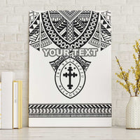 Personalised Melanesian Brotherhood Canvas Wall Art With Tribal Pattern - Polynesian Pride
