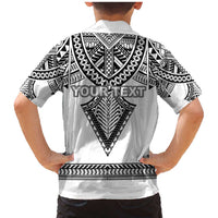 Personalised Melanesian Brotherhood Family Matching Mermaid Dress and Hawaiian Shirt With Tribal Pattern - Polynesian Pride