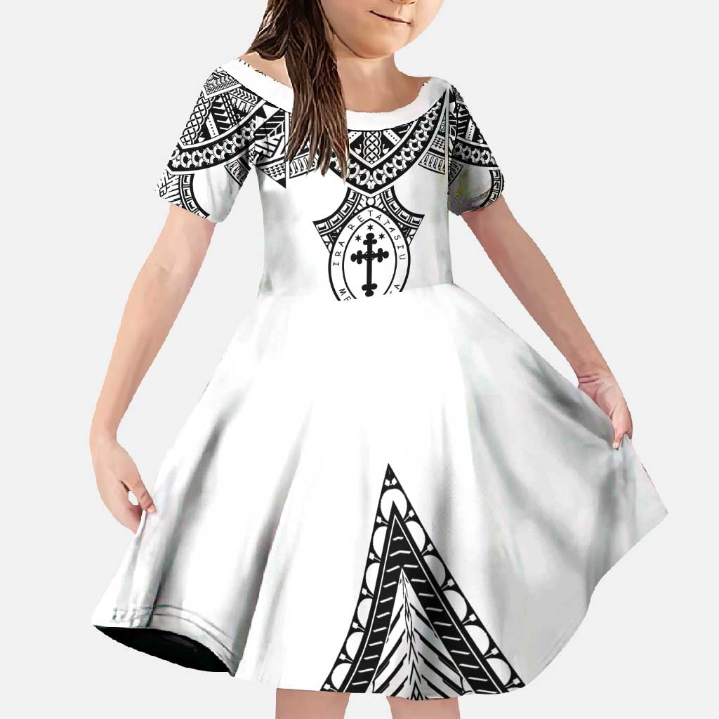 Personalised Melanesian Brotherhood Family Matching Mermaid Dress and Hawaiian Shirt With Tribal Pattern - Polynesian Pride