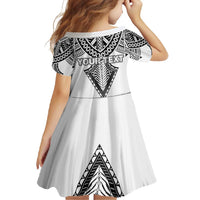 Personalised Melanesian Brotherhood Family Matching Mermaid Dress and Hawaiian Shirt With Tribal Pattern - Polynesian Pride