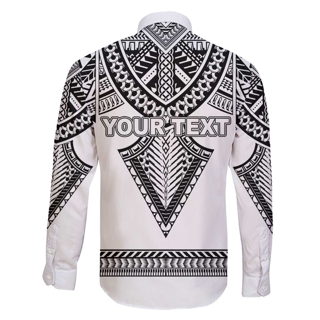 Personalised Melanesian Brotherhood Family Matching Puletasi and Hawaiian Shirt With Tribal Pattern - Polynesian Pride