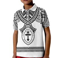 Personalised Melanesian Brotherhood Kid Polo Shirt With Tribal Pattern - Polynesian Pride