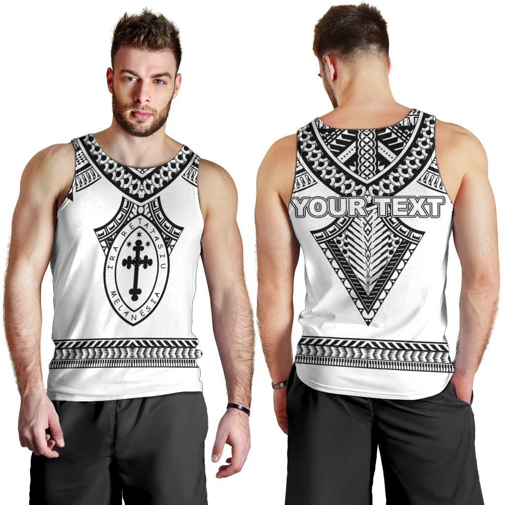 Personalised Melanesian Brotherhood Men Tank Top With Tribal Pattern - Polynesian Pride