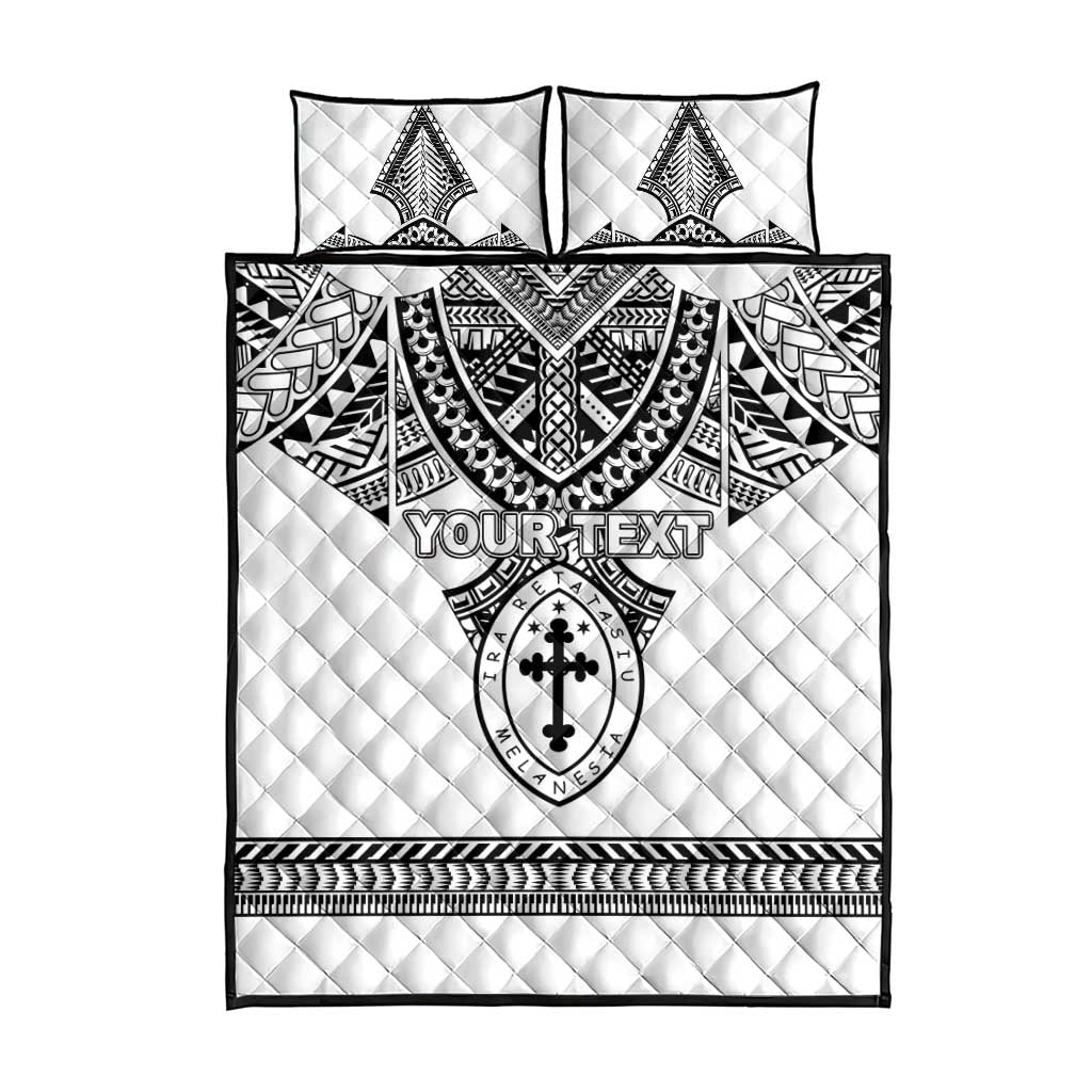 Personalised Melanesian Brotherhood Quilt Bed Set With Tribal Pattern - Polynesian Pride