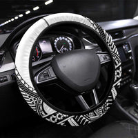 Melanesian Brotherhood Steering Wheel Cover With Tribal Pattern - Polynesian Pride