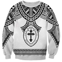 Personalised Melanesian Brotherhood Sweatshirt With Tribal Pattern - Polynesian Pride