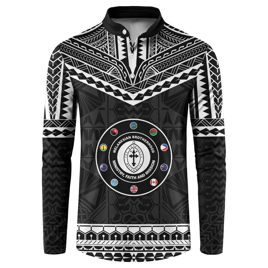 Personalised Melanesian Brotherhood Button Sweatshirt Ministry Faith And Mission - Polynesian Pride