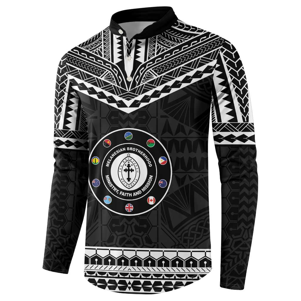 Personalised Melanesian Brotherhood Button Sweatshirt Ministry Faith And Mission - Polynesian Pride