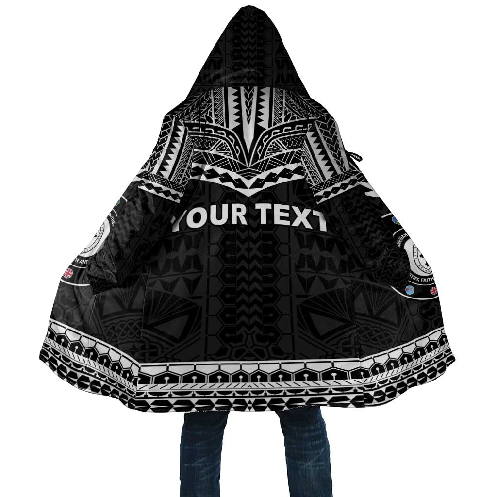 Personalised Melanesian Brotherhood Cloak Ministry Faith And Mission LT05 Unisex Black - Polynesian Pride