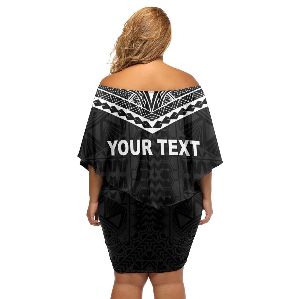 Personalised Melanesian Brotherhood Family Matching Off Shoulder Short Dress and Hawaiian Shirt Ministry Faith And Mission - Polynesian Pride