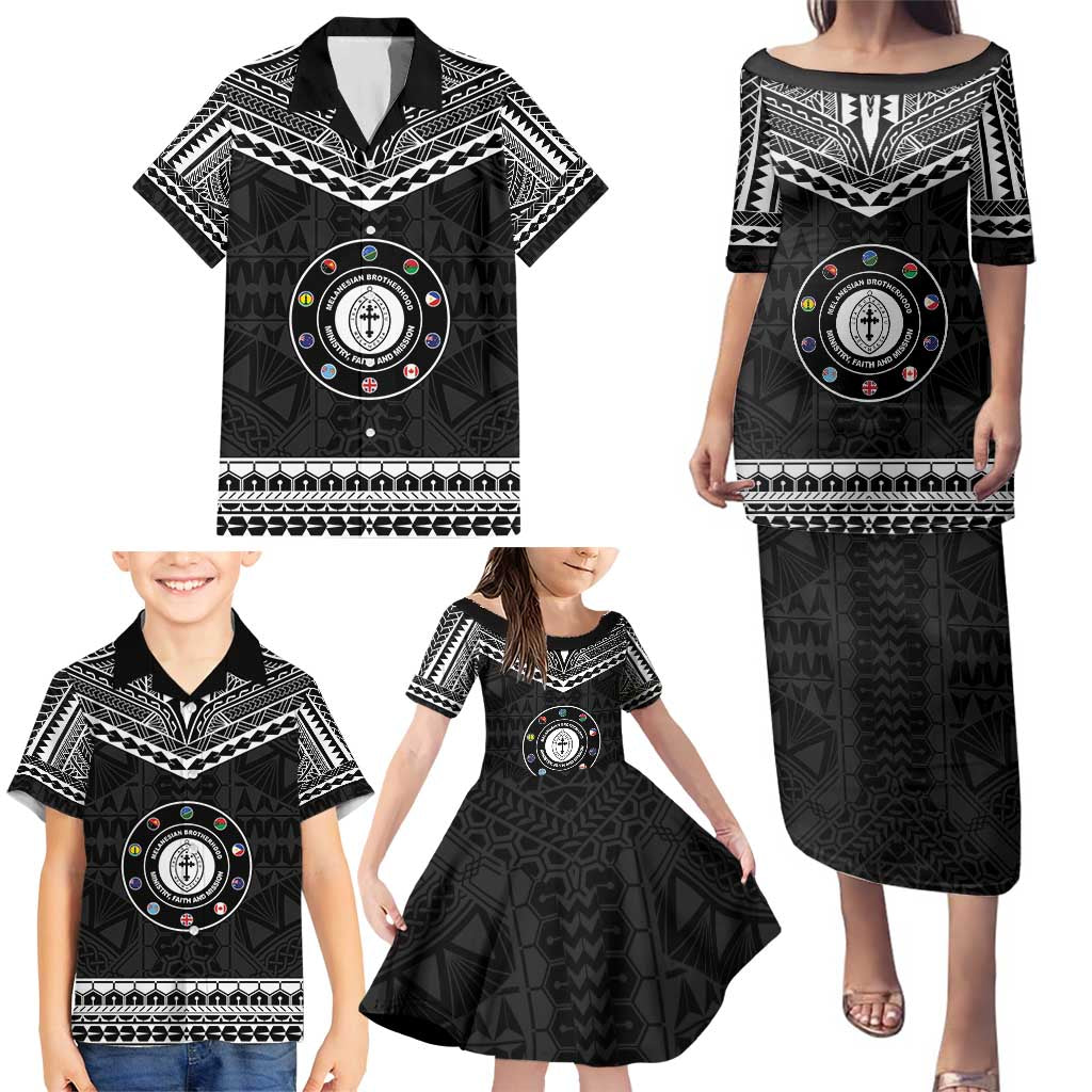Personalised Melanesian Brotherhood Family Matching Puletasi and Hawaiian Shirt Ministry Faith And Mission LT05 - Polynesian Pride