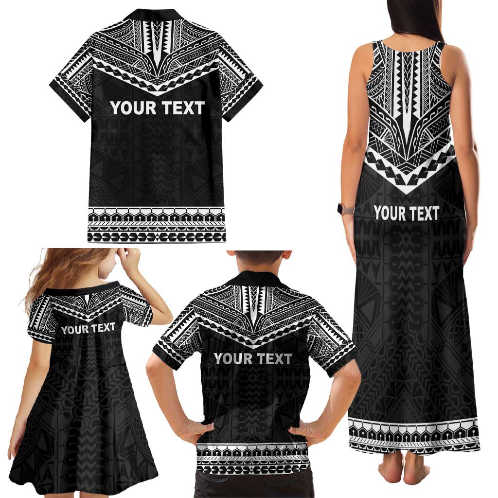 Personalised Melanesian Brotherhood Family Matching Tank Maxi Dress and Hawaiian Shirt Ministry Faith And Mission LT05 - Polynesian Pride