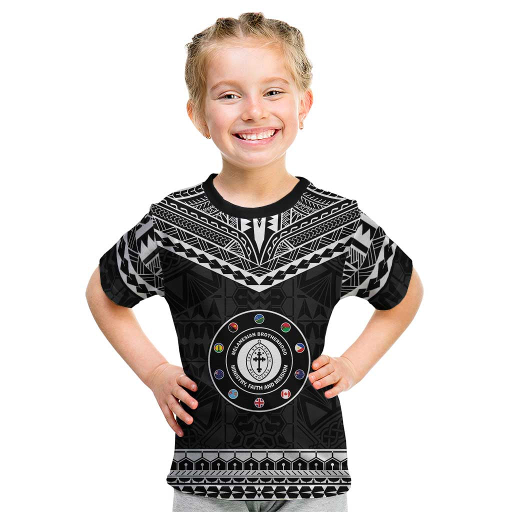 Personalised Melanesian Brotherhood Kid T Shirt Ministry Faith And Mission - Polynesian Pride