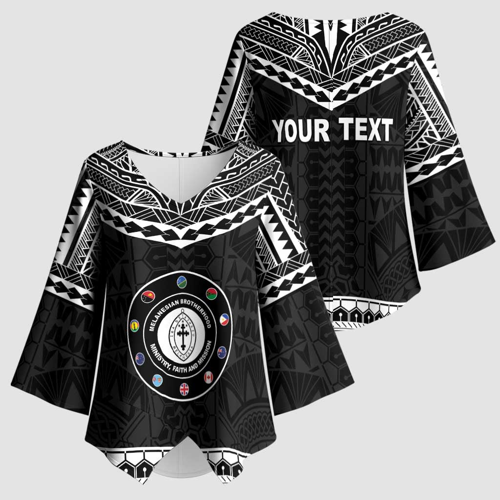 Personalised Melanesian Brotherhood Kimono Sleeve Blouse Ministry Faith And Mission - Polynesian Pride