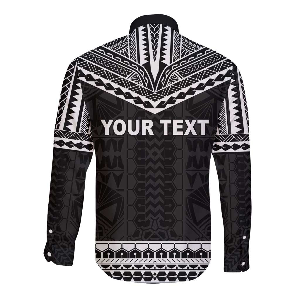 Personalised Melanesian Brotherhood Long Sleeve Button Shirt Ministry Faith And Mission - Polynesian Pride