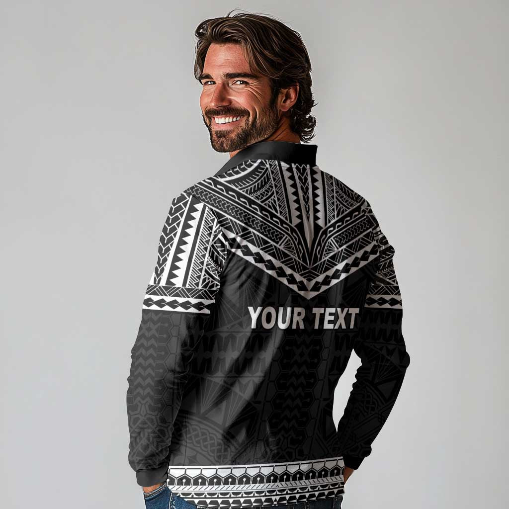 Personalised Melanesian Brotherhood Long Sleeve Polo Shirt Ministry Faith And Mission - Polynesian Pride