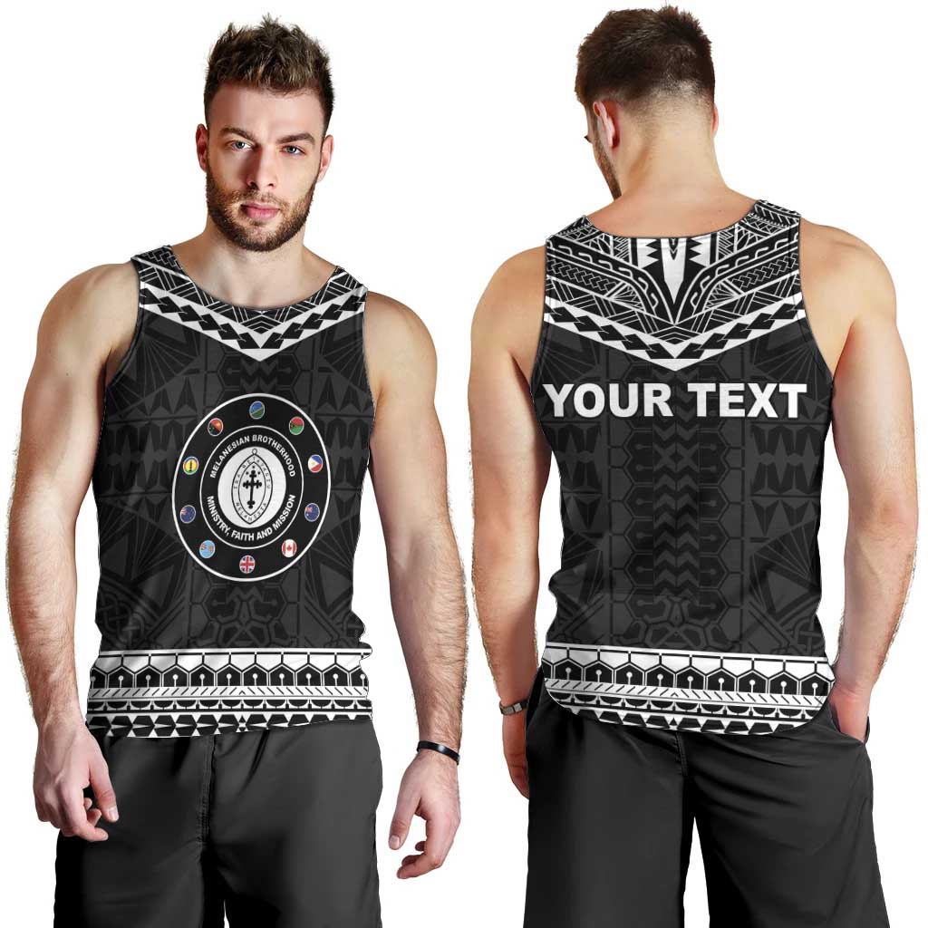 Personalised Melanesian Brotherhood Men Tank Top Ministry Faith And Mission - Polynesian Pride